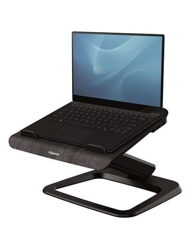 Fellowes - Support pour ordinateur portable Hana - Système à ressort à gaz - Inclinaison maximale à 95º - 4 ports USB - Base en 