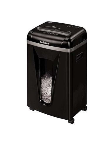 Fellowes - Destructeur de papier manuel Microcut 450M - Détruit jusqu'à 9 feuilles - 22L