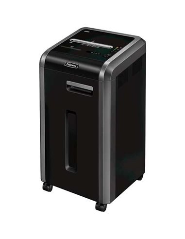 Fellowes - Destructeur de papier manuel 225i coupé en bandes - Détruit jusqu'à 22-24 feuilles - 60L