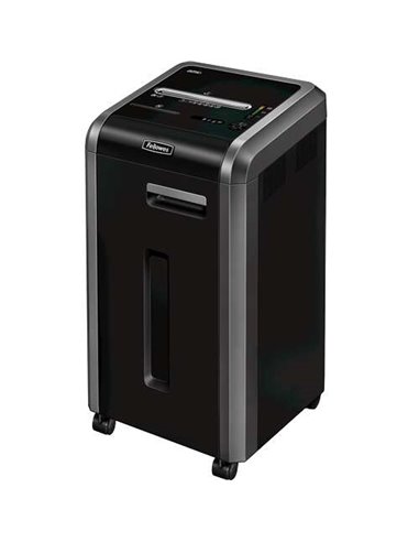 Fellowes - Destructeur de papier manuel 225Ci coupé en particules - Détruit jusqu'à 22-24 feuilles - 60L