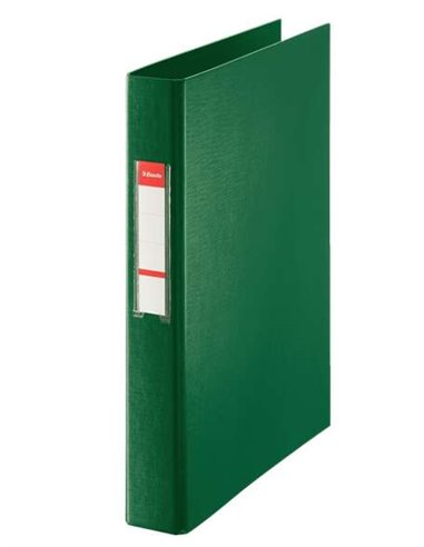 Esselte - Classeur à anneaux - Format Folio - Capacité 190 feuilles - 2 anneaux de 25 mm - Coloris vert