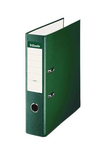 Esselte - Classeur à levier - Format Folio - Dos 75 mm - Capacité 500 feuilles - Coloris vert