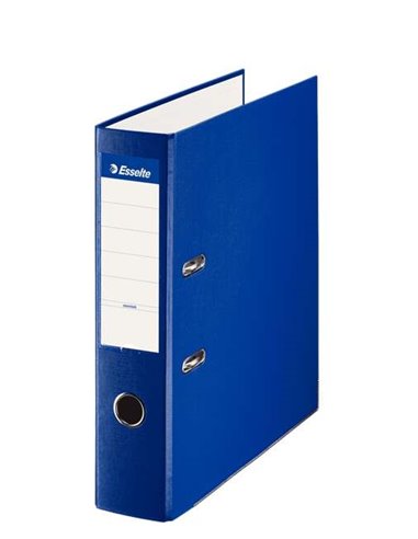 Esselte - Classeur à levier - Format Folio - Dos 75 mm - Capacité 500 feuilles - Coloris Bleu