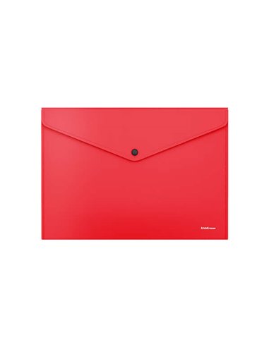 ErichKrause - Enveloppes Fizzy Classic - Taille ?4 - Opaque - Couleur Rouge