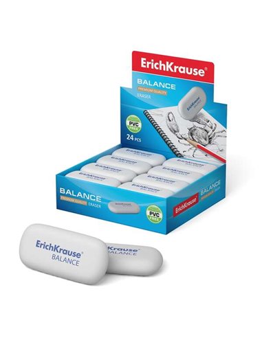 ErichKrause - Gomme Balance Dureté Moyenne - En Caoutchouc Thermoplastique Hypoallergénique - Écologique et Moderne - Sans Impur