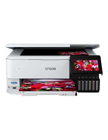 Epson - EcoTank ET8500 Imprimante Photo Multifonction Couleur WiFi Duplex (114 Bouteilles)