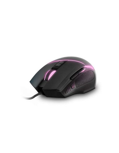 Energy Sistem - Souris de jeu ESG M2 - 6400 dpi - USB - Lumières LED RVB - 8 boutons personnalisables - Couleur noire