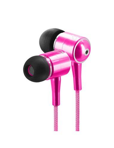 Energy Sistem - Casque Urban 2 - Alliage d'Aluminium - Légèreté - Aimant Néodyme - Couleur Rose