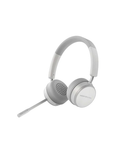 Energy Sistem - Casque sans fil Office 6 - Bluetooth 5.0 - Appels vocaux HQ - Chargement rapide - Blanc