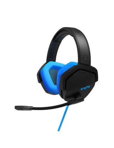 Energy Sistem - Casque Gaming ESG 4 Son Surround 7.1 - Lumière LED - Coussinets en Cuir Protéiné - Couleur Bleu