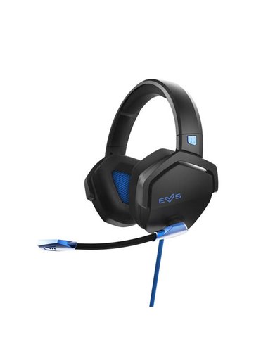 Energy Sistem - Casque de jeu ESG 3 - Basses profondes - Coussinets en tissu - Son cristallin - Couleur bleue