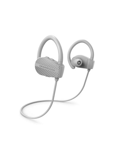 Energy Sistem - Casque Bluetooth Sport 1+ - Assistant vocal - Résistant à la transpiration - Couleur Gris