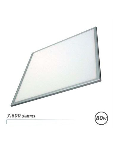 Elbat - Panneau LED 60x60 80W 7600LM - Lumière Blanche - Haute Luminosité - Économie d'énergie - Installation Facile