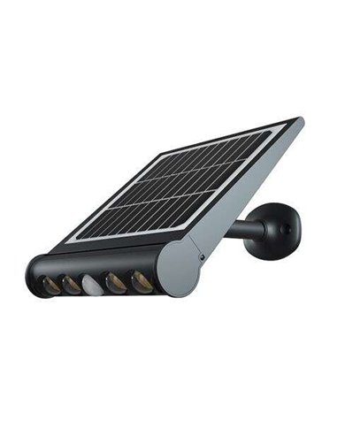 Elbat - Spot Solaire Multifonction - 8W - 950lm avec Capteur