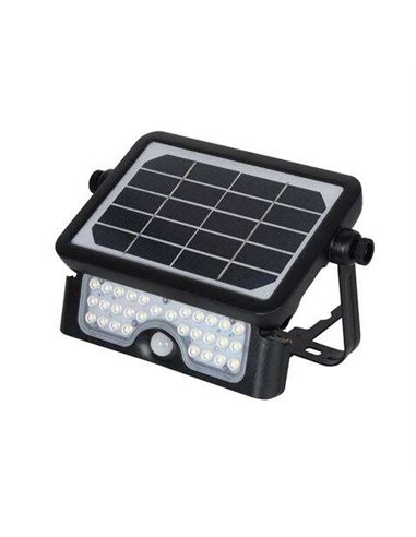 Elbat - Spot Led Solaire Multifonction 5W - 500LM - Lumière Froide 6000K - Détecteur de Mouvement