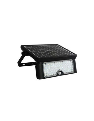 Elbat - Spot Led Solaire Multifonction 10W - 1150LM - Lumière Froide 6000K - Détecteur de Mouvement