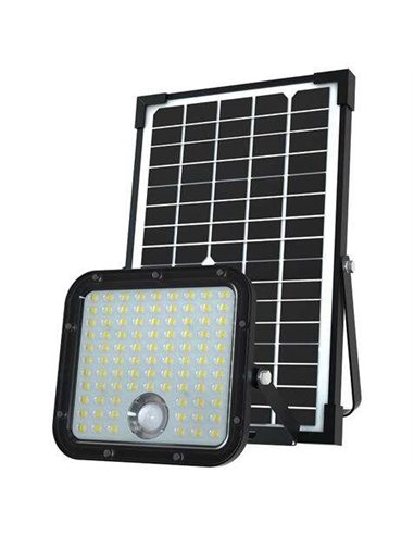 Elbat - Spot LED Solaire - 30W - 4800lm - Capteur + Télécommande