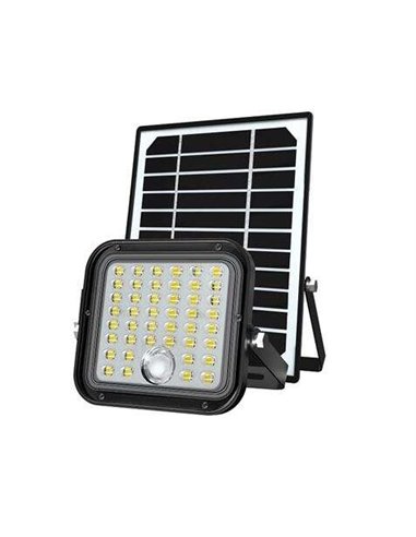 Elbat - Spot LED Solaire - 10W - 1500lm avec Capteur + Télécommande