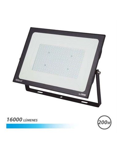 Elbat - Spot LED Série Super Slim 200W 16000lm - Lumière Froide 6500K - Adapté pour l'Extérieur