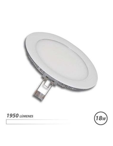 Elbat - Downlight Encastrable Ultra-Plat LED Lumière Blanche 18W 1950Lm