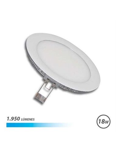 Elbat - Downlight Encastrable LED Ultra-Plat - Lumière Froide 18W 1950LM - Design Profil Bas - Blanc Froid