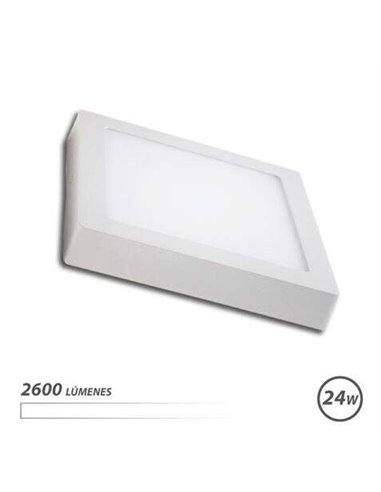 Elbat - Downlight Mural LED Carré - 24W - 2600lm - Lumière Blanche