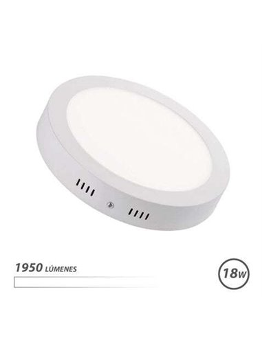 Elbat - Downlight Mural Circulaire LED - 18W - 1950lm - Lumière Blanche