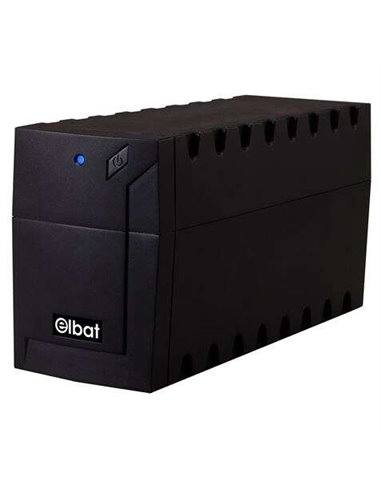 Elbat - Delta UPS 900VA USB - 3x Shuckos - Stabilisateur AVR - Fonction démarrage à froid