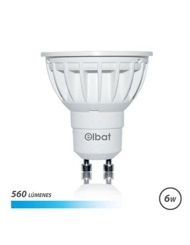 Elbat - Ampoule LED GU10 6W 560lm - Lumière Froide 6500K