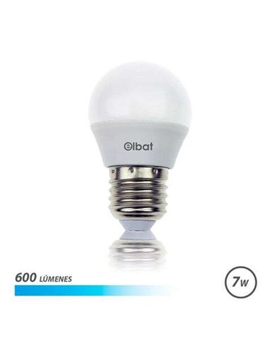 Elbat - Ampoule LED G45 7W 600LM E27 Lumière Froide - Économie d'énergie - Longue Durée de Vie - Faible Consommation - Couleur B