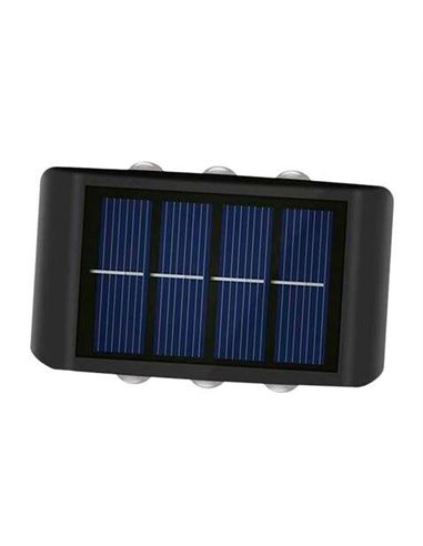 Elbat - Apli-que Solar LED 150lm - Panneau Solaire Intégré 2V, 150mAh - Batterie 1,2V, 600mAh