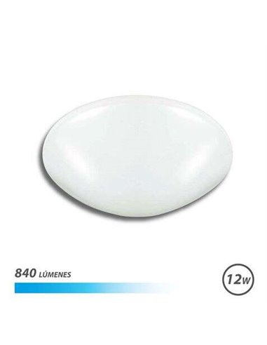 Elbat - Plafonnier LED Ovale 12W 840lm - Lumière Froide 6500K - Diamètre 23cm