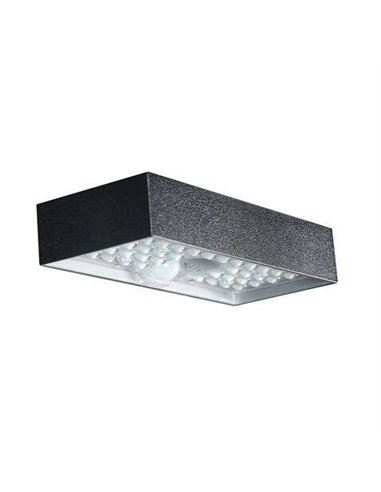 Elbat - Applique LED Solaire Moderne - 6W - 800lm - Couleur Noir