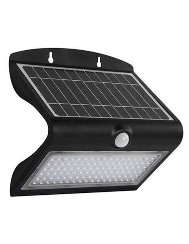 Elbat - Apli-que Led Solaire Double Éclairage 8W - 850LM - Lumière Froide 6000K - Lumière de Qualité 3000K - Détecteur de Mouvem