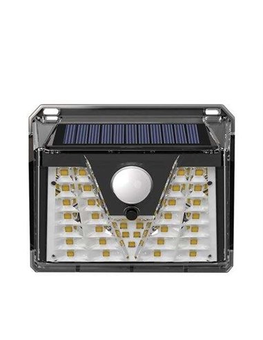 Elbat - Apli-que Solar Led - 150LM - Lumière Froide 6500K - Capteur de Mouvement - Batterie 1200mAh