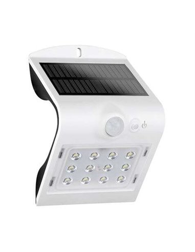 Elbat - Apli-que LED Solaire - 1,5W - 220lm - Double Éclairage - Blanc