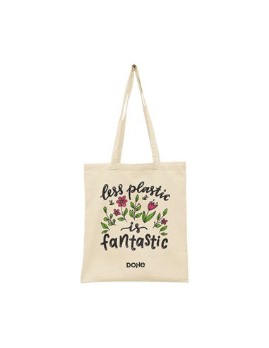 Dohe - Totebag ALG-odon recyclé et biologique - 220gr - Longues anses - Durable et respectueux de l'environnement - Spacieux et 