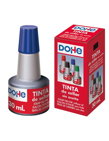 Dohe - Encre pour Tampons et Tampons 30ml - Couleur Bleu