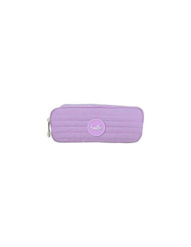 Dohe - Trousse double série Pastel - Fermeture à glissière - Couleur violet pastel