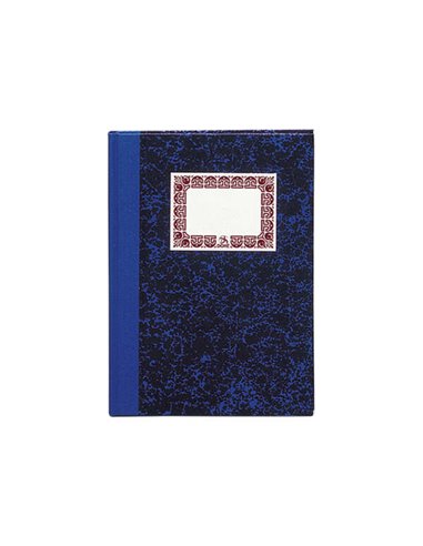 Dohe - Carnet relié en carton - 100 feuilles - Couverture en trois parties avec support en tissu - Intérieur en papier offset 70