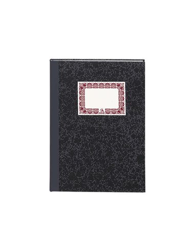 Dohe - Carnet relié en carton - 100 feuilles - Couverture en trois parties avec support en tissu - Intérieur en papier offset 70