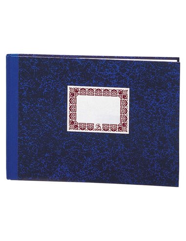 Dohe - Carnet relié en carton - 100 feuilles - Couverture en trois parties avec support en tissu - Intérieur en papier offset 70