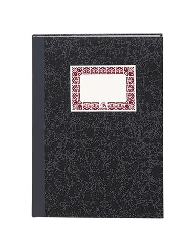 Dohe - Carnet relié en carton - 100 feuilles - Couverture en trois morceaux - Support en tissu de différentes couleurs - Papier 