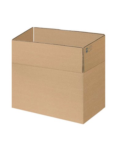 Dohe - Cartons d'emballage à 4 rabats - Dimensions 500x340x310mm - Carton canal 3mm - Résistant et durable - Idéal pour l'expédi