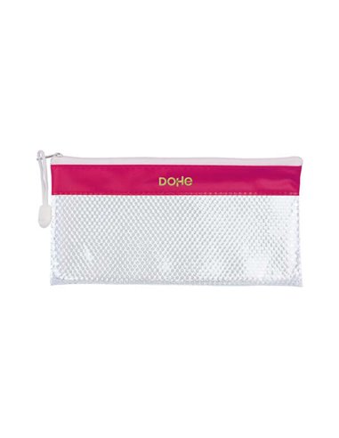 Dohe - Sac à fermeture éclair en PVC - 22x11 cm - Résistant à l'eau - Idéal pour organiser de petits objets