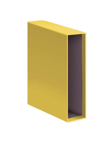 Dohe - Couverture Archicolor pour Classeur à Levier - Format Folio - Carton Ligné - Coloris Jaune