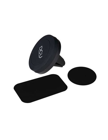 DCU Tecnologic - Support Magnétique pour Smartphone pour Voiture - Couleur Noir