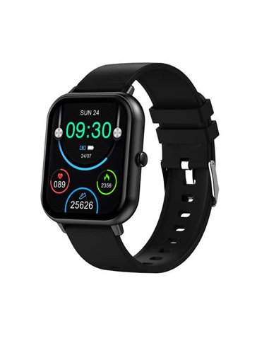 DCU Tecnologic - Montre intelligente Curved Glass Pro - Connexion Bluetooth 5.1 - Batterie 230Mah - Étanchéité IP67 - 27 langues