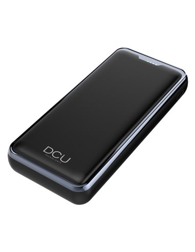 DCU Tecnologic - Power Bank Laptop 20000mAH - Charge Rapide - à 45W et 22,5W - Double Sortie USB - Grande Capacité - Lithium Pol