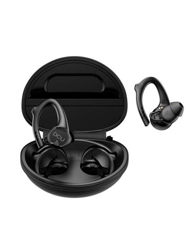 DCU Tecnologic - Écouteurs Bluetooth Sport Earhook IPX-6 - Écouteurs sans fil conçus pour les athlètes - Crochets d'oreille qui 